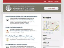 Tablet Screenshot of gruber-griesser.com